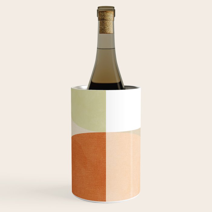 mid century boho shape minimal Wine Chiller Gallery Image 1