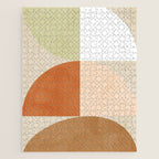 mid century boho shape minimal Jigsaw Puzzle Gallery Image 1