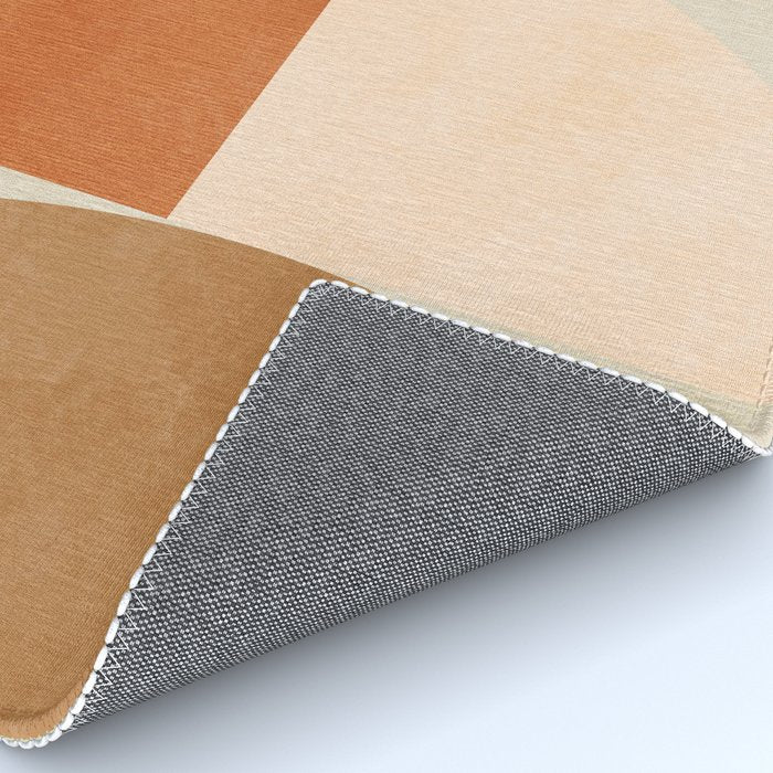 mid century boho shape minimal Rug Gallery Image 4