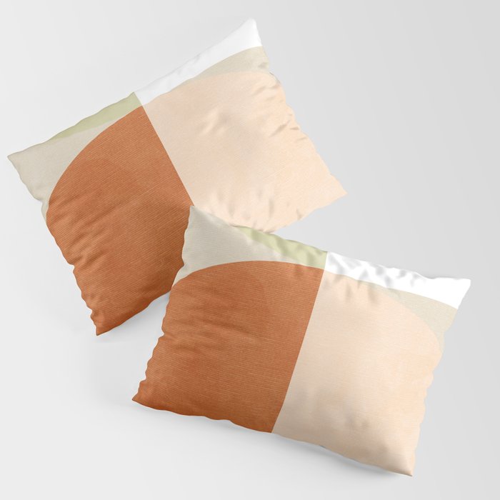 mid century boho shape minimal Pillow Sham Gallery Image 1