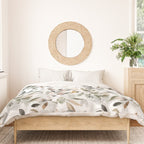 Harvest 2025 Mystic Watercolor Leaves Fall Duvet Cover Gallery Image 3