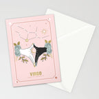 Virgo Zodiac Series Stationery Card Gallery Image 2