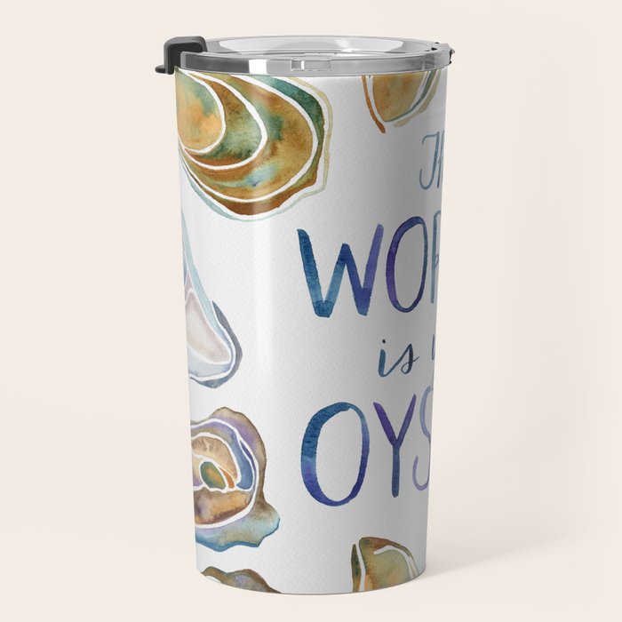 The World is Your Oyster Travel Mug Gallery Image 3