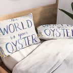 The World is Your Oyster Pillow Sham Gallery Image 2