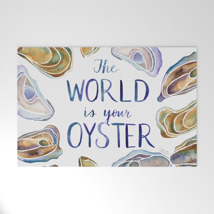 The World is Your Oyster Welcome Mat Gallery Image 1