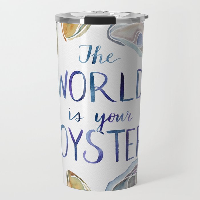 The World is Your Oyster Travel Mug Gallery Image 1