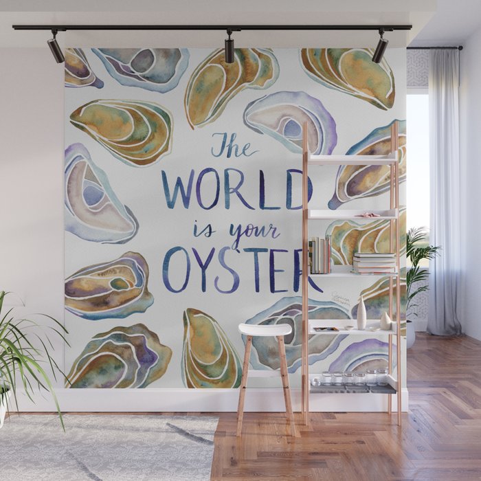 The World is Your Oyster Wall Mural Gallery Image 1
