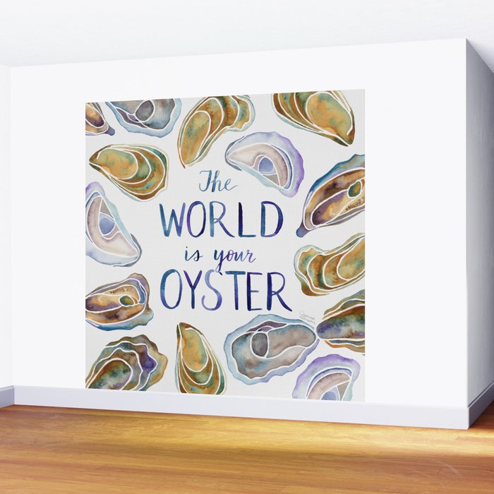 The World is Your Oyster Wall Mural Gallery Image 2