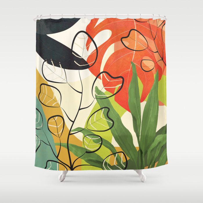 Peaceful Garden Feelings 03 Shower Curtain Gallery Image 1