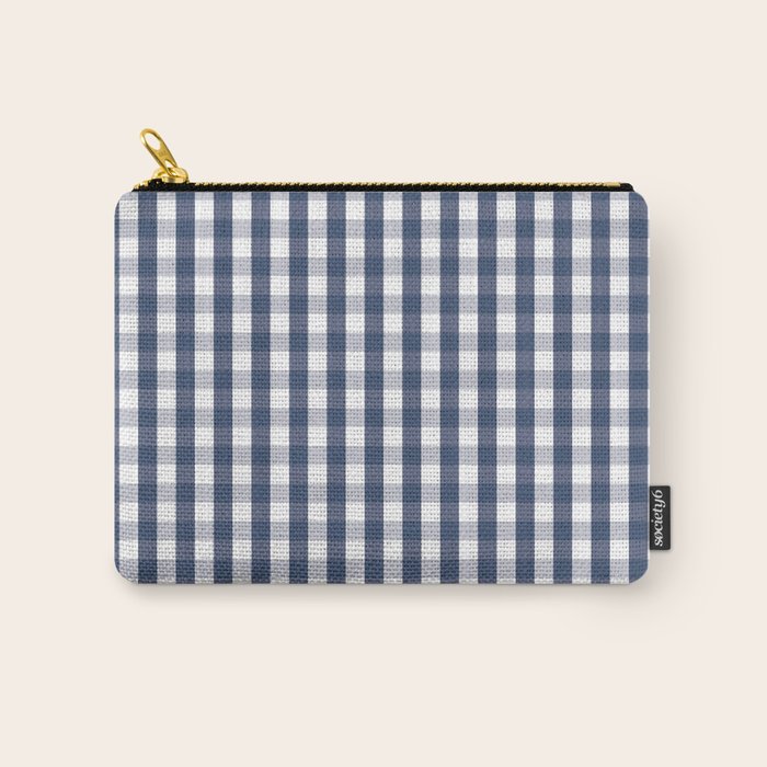Southern Navy Gingham Carry All Pouch Gallery Image 1