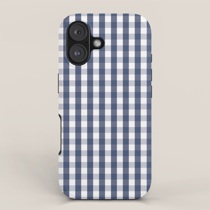 Southern Navy Gingham iPhone Case Gallery Image 1