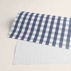 Southern Navy Gingham Wrapping Paper Gallery Image 2