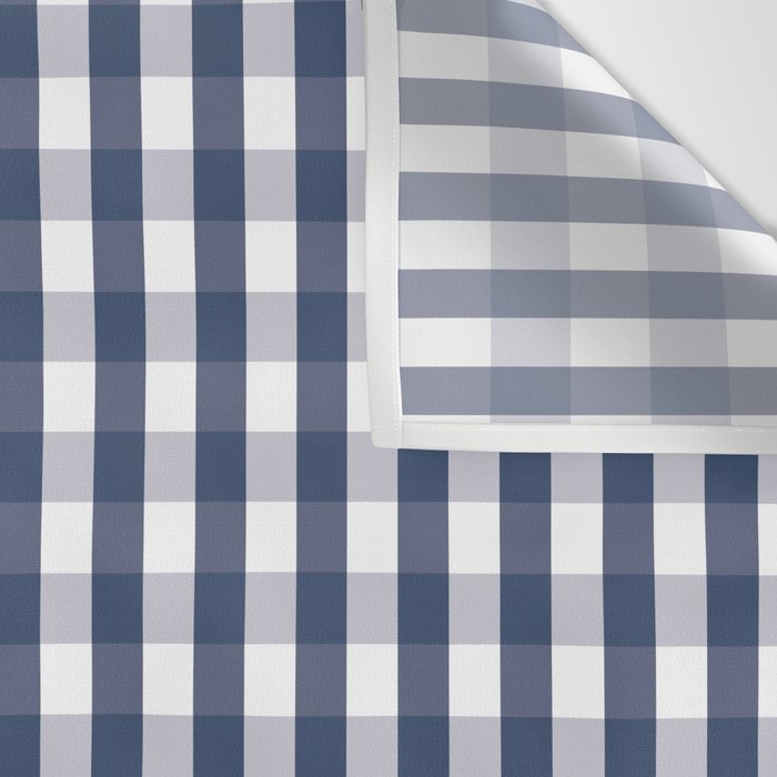 Southern Navy Gingham Wall Tapestry Gallery Image 3