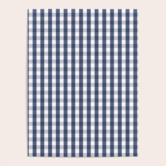 Southern Navy Gingham Poster Gallery Image 4