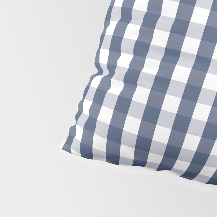 Southern Navy Gingham Pillow Sham Gallery Image 4
