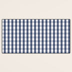 Southern Navy Gingham Desk Mat Gallery Image 3