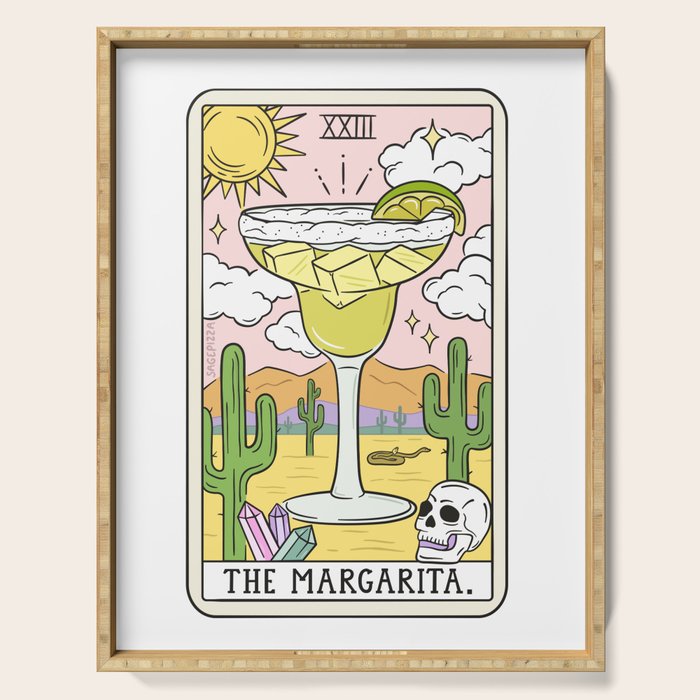 Margarita Reading (Updated) Serving Tray Gallery Image 1
