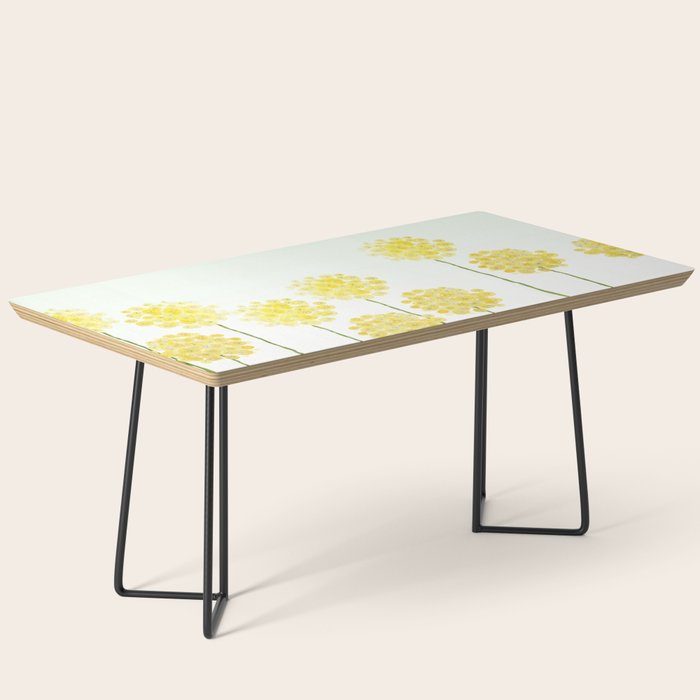 two abstract dandelions watercolor Coffee Table Gallery Image 1