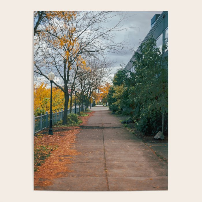 Autumn Sidewalk II Poster Gallery Image 4