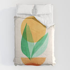 Summer Stack Abstract Plant Illustration Comforter Gallery Image 6