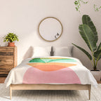 Summer Stack Abstract Plant Illustration Comforter Gallery Image 3