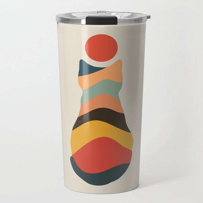 Cat Landscape 148 Travel Mug Gallery Image 1