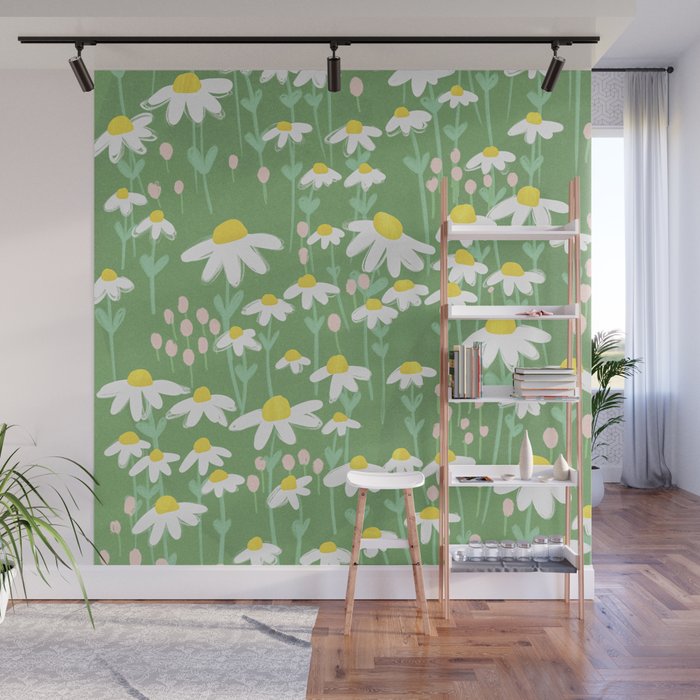 Chamomile Dream Wall Mural Gallery Image 1