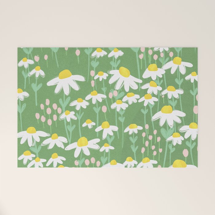 Chamomile Dream Welcome Mat Gallery Image 1