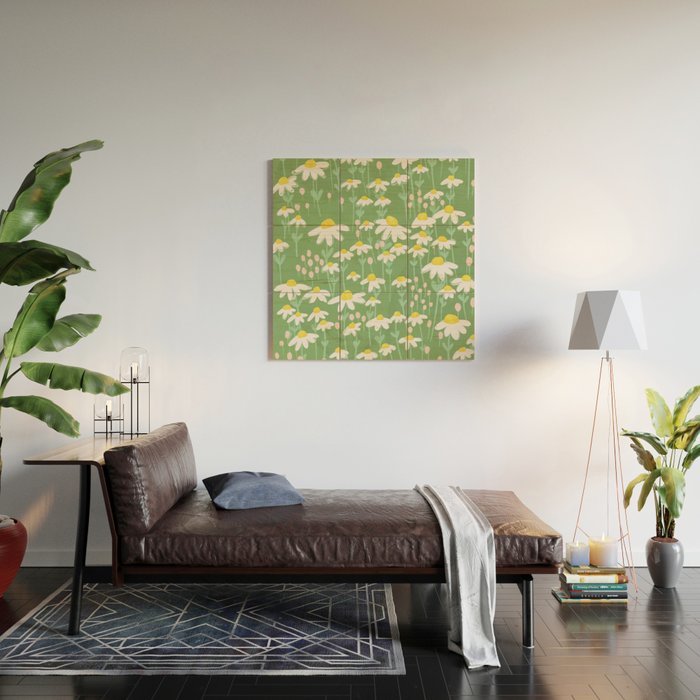 Chamomile Dream Wood Wall Art Gallery Image 2