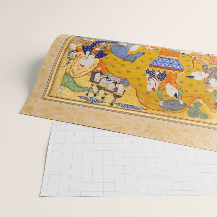 Fighting at the gates of Khaybar Islamic Antique Art  Wrapping Paper Gallery Image 2