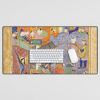 Fighting at the gates of Khaybar Islamic Antique Art  Desk Mat Gallery Image 1