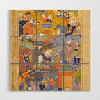 Fighting at the gates of Khaybar Islamic Antique Art  Wood Wall Art Gallery Image 1