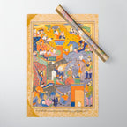 Fighting at the gates of Khaybar Islamic Antique Art  Wrapping Paper Gallery Image 1