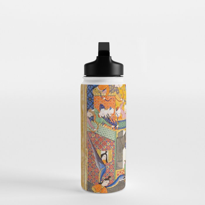 Fighting at the gates of Khaybar Islamic Antique Art  Water Bottle Gallery Image 3