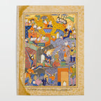 Fighting at the gates of Khaybar Islamic Antique Art  Poster Gallery Image 4
