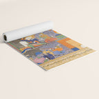 Fighting at the gates of Khaybar Islamic Antique Art  Yoga Mat Gallery Image 2