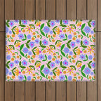 Summer Bright Floral #1 Outdoor Rug Gallery Image 1