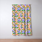 Summer Bright Floral #1 Window Curtain Gallery Image 3