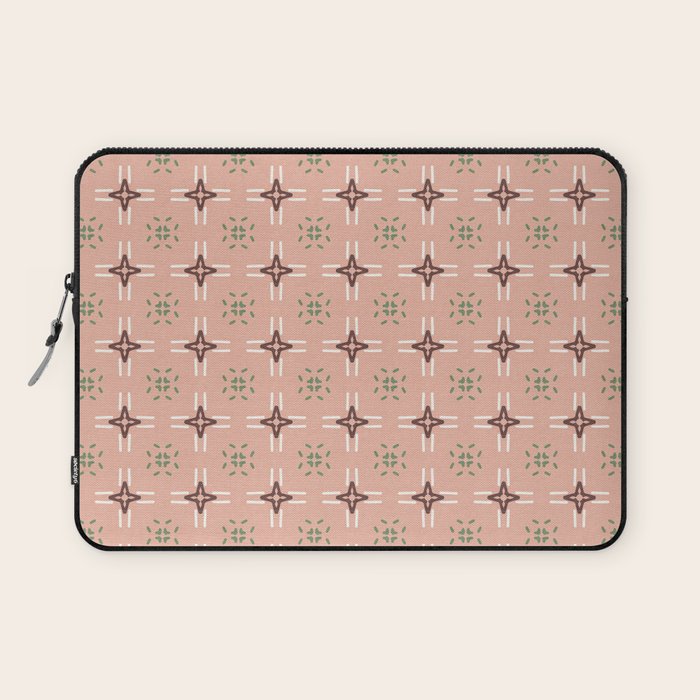 Crossroads Geometric Peach Multi Laptop Sleeve Gallery Image 1