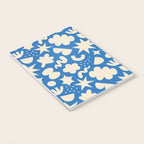 Abstract blue organic shape pattern Notebook Gallery Image 3