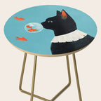 Cat and Goldfish Side Table Gallery Image 2