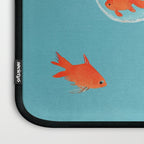 Cat and Goldfish Laptop Sleeve Gallery Image 3
