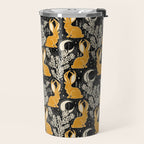 Jackalope - black & marigold  Travel Mug Gallery Image 2
