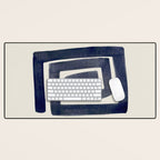 Blue Secret Desk Mat Gallery Image 1