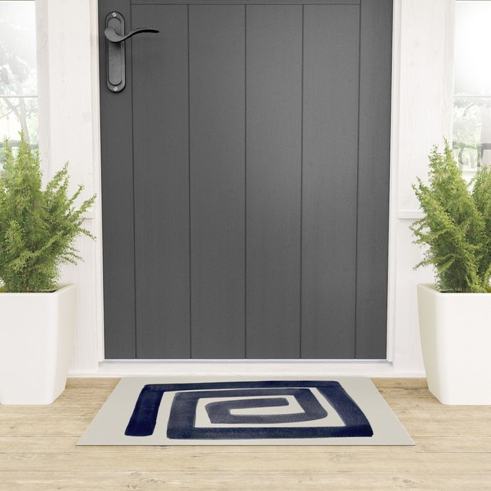 Blue Secret Welcome Mat Gallery Image 3