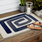 Blue Secret Outdoor Rug Gallery Image 2