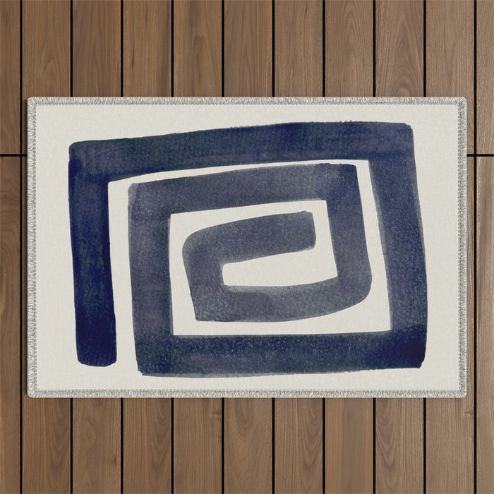 Blue Secret Outdoor Rug Gallery Image 1
