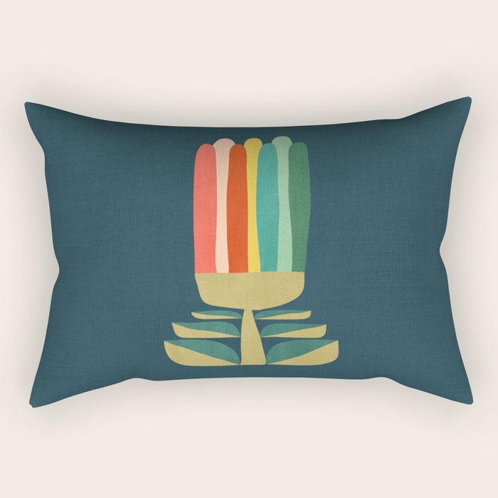 Little rainbow flower Rectangular Pillow Gallery Image 2