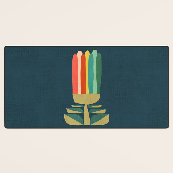 Little rainbow flower Desk Mat Gallery Image 3