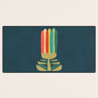 Little rainbow flower Desk Mat Gallery Image 3